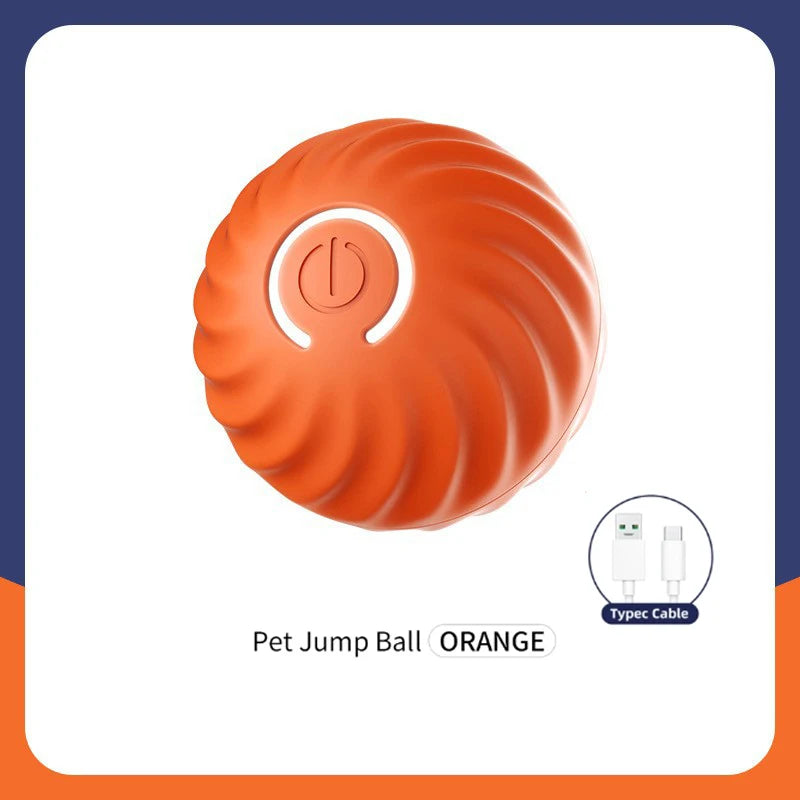 ⚡ Smart Interactive Dog and Cat Toy Ball – USB Rechargeable Moving & Bouncing Ball for Pets