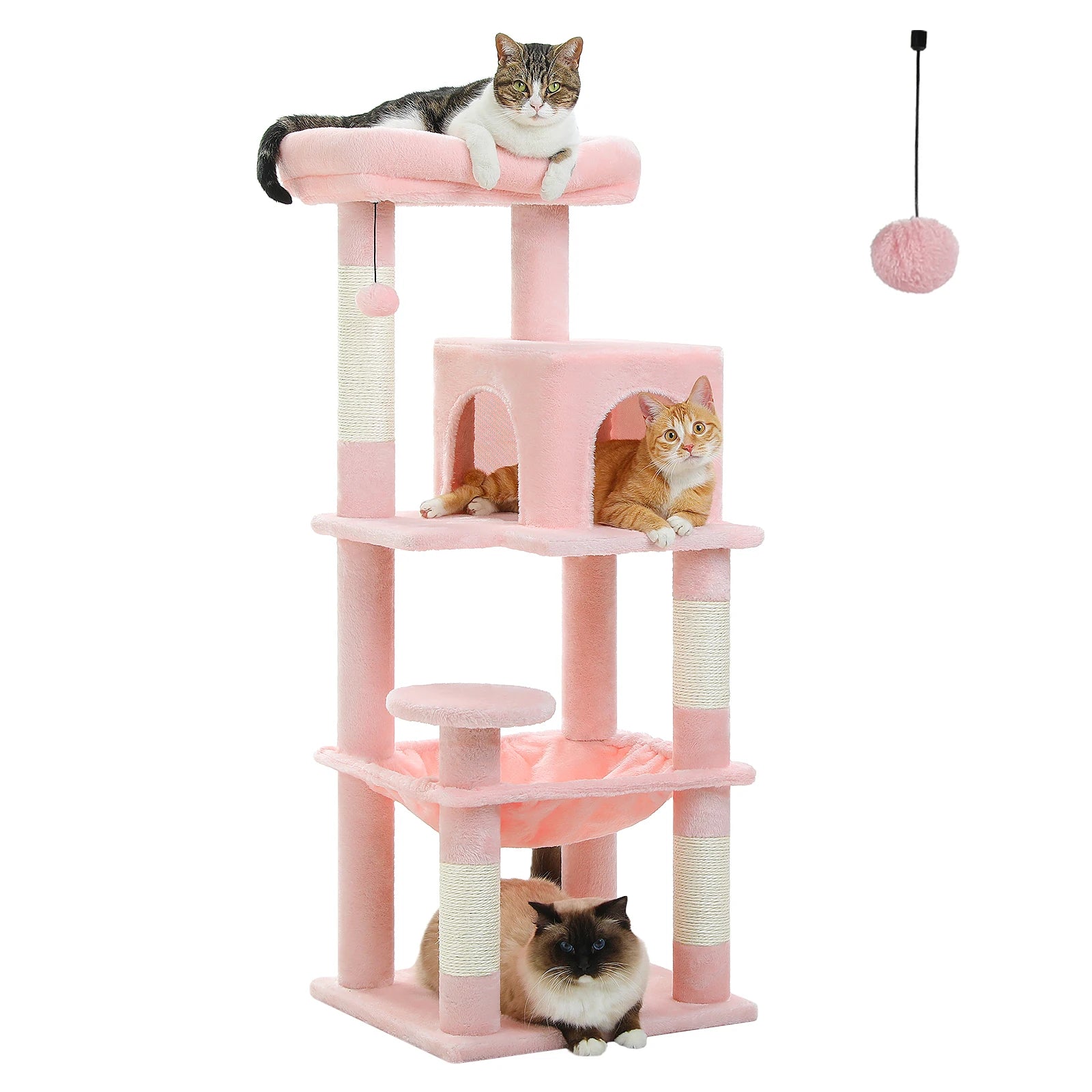 🐱 Multi-Level Luxury Cat Tree – Scratching Post Tower with Condo House for Indoor Cats