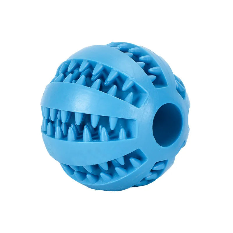 🎾 Interactive Rubber Chew Ball – Treat-Dispensing Toy for Dogs & Cats