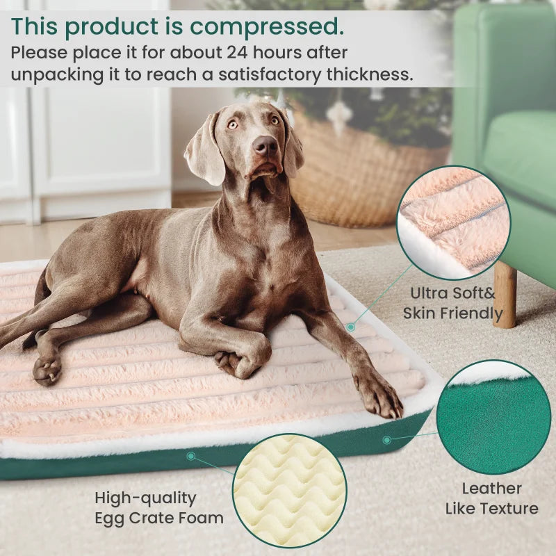 🛏️ Removable Dog Bed Mat – Washable Pet Cushion for Small and Medium Dogs