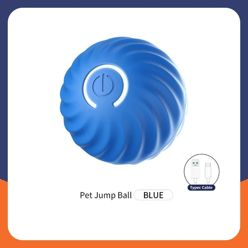 ⚡ Smart Interactive Dog and Cat Toy Ball – USB Rechargeable Moving & Bouncing Ball for Pets