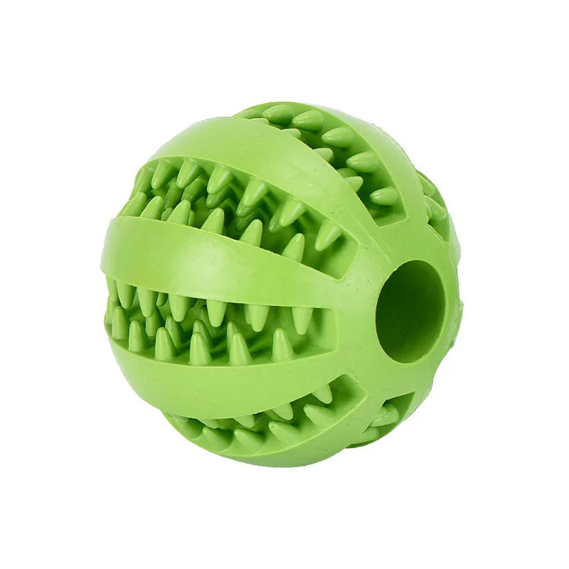 🎾 Interactive Rubber Chew Ball – Treat-Dispensing Toy for Dogs & Cats