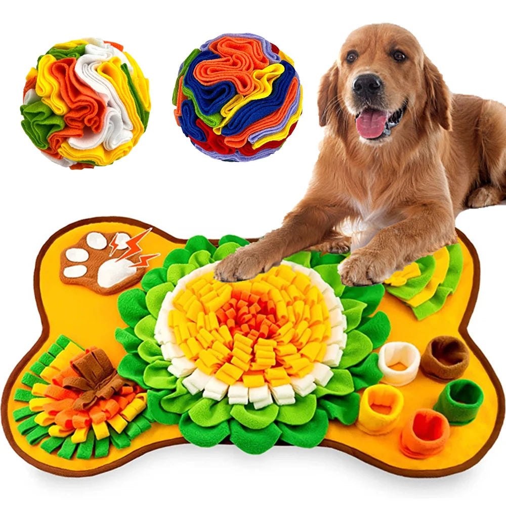 Snuffle Mat for Dogs – Interactive Foraging Puzzle & Slow Feeder Toy