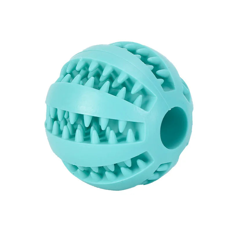 🎾 Interactive Rubber Chew Ball – Treat-Dispensing Toy for Dogs & Cats