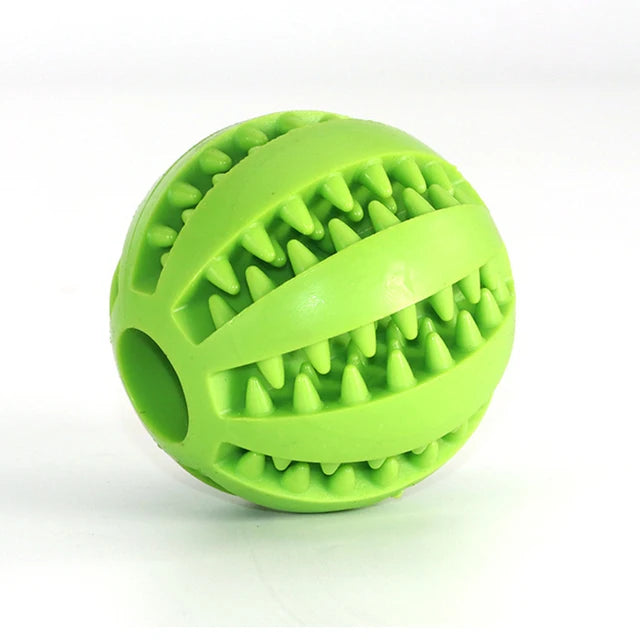 🐾 Silicone Interactive Dog Chew Ball – Bite-Resistant and Tooth-Cleaning Toy (5/6/7cm Sizes)