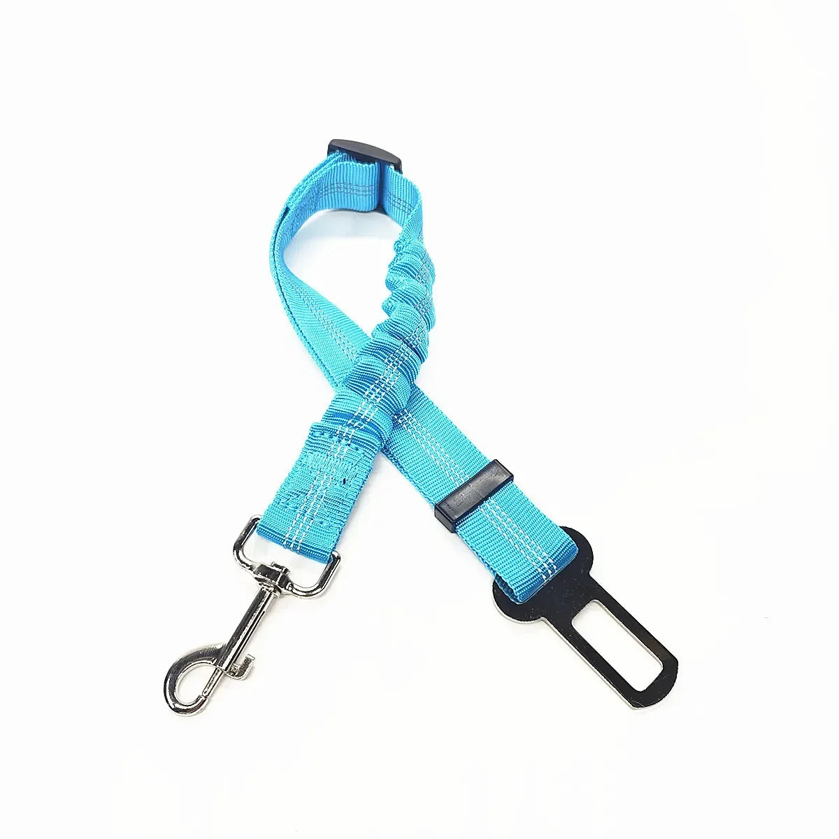 🚗 Adjustable Pet Car Seat Belt – Safety Harness Lead Clip for Dogs & Cats
