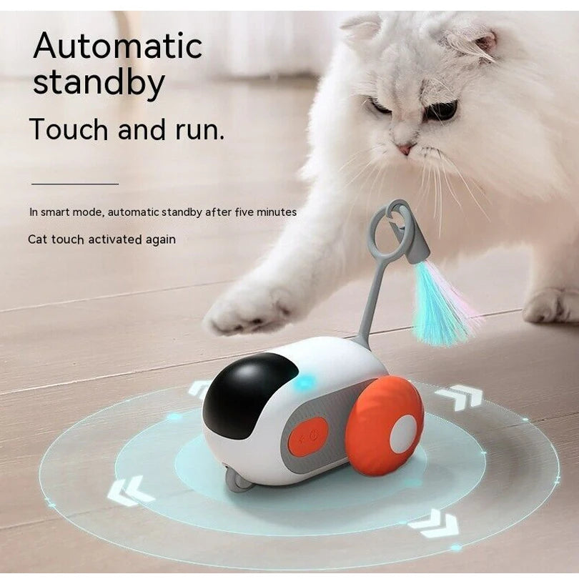 🚗 Smart Interactive Pet Car Toy – Remote-Controlled Fun for Cats and Dogs