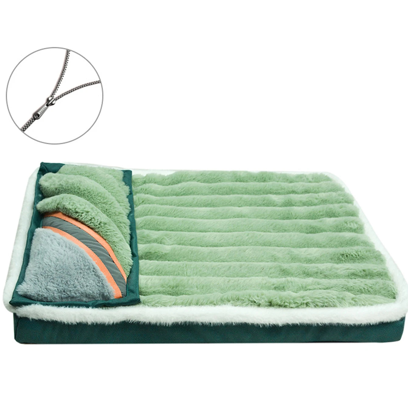 🛏️ Removable Dog Bed Mat – Washable Pet Cushion for Small and Medium Dogs