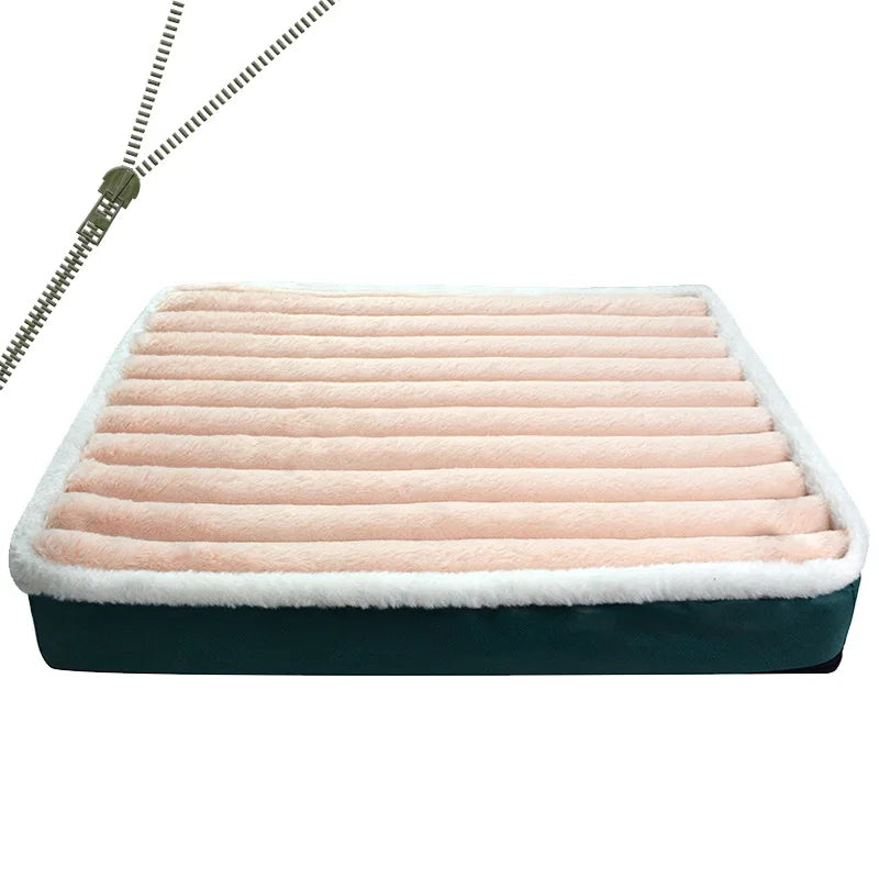 🛏️ Removable Dog Bed Mat – Washable Pet Cushion for Small and Medium Dogs