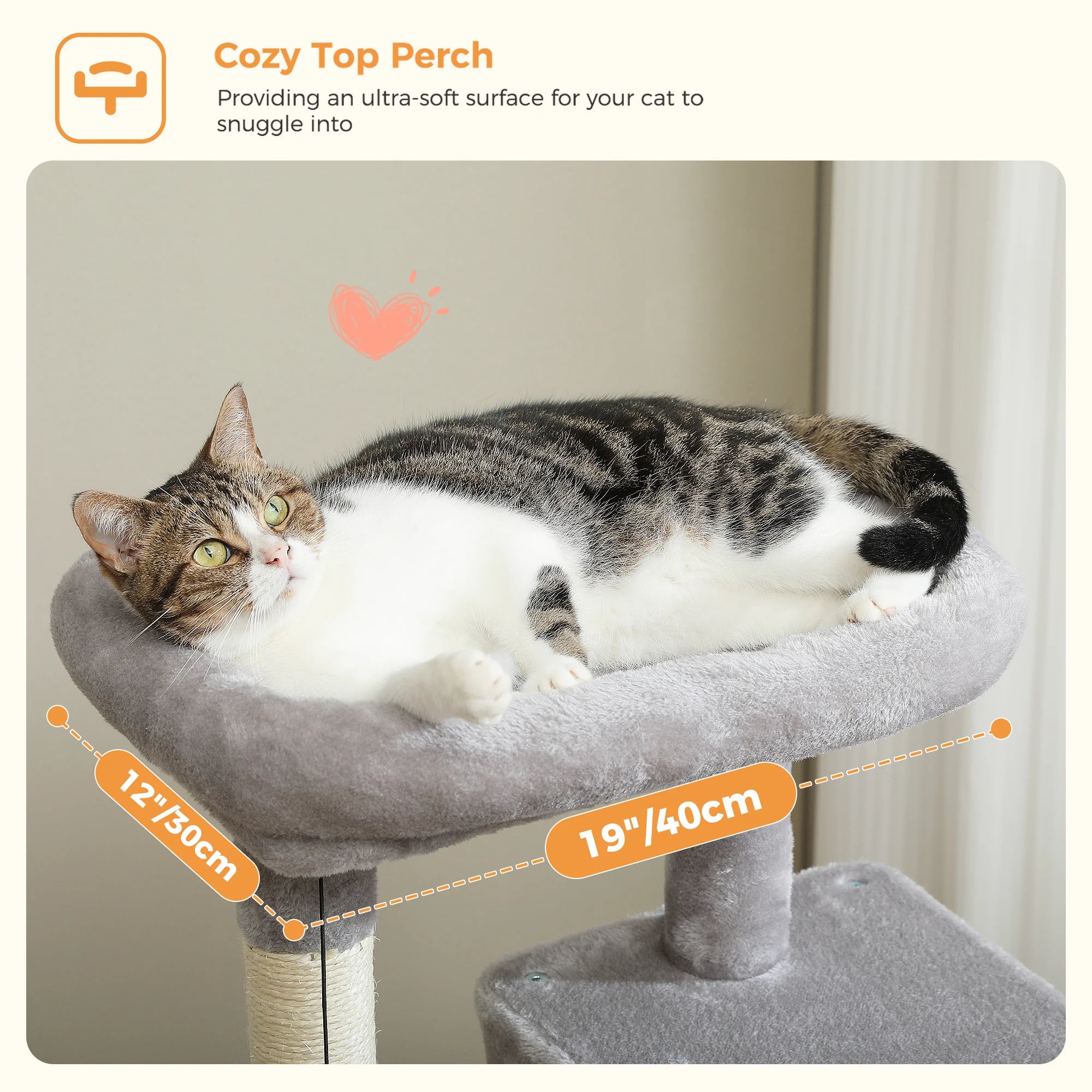 🐱 Multi-Level Luxury Cat Tree – Scratching Post Tower with Condo House for Indoor Cats